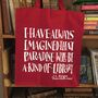 Borges Library Bag, thumbnail 1 of 2
