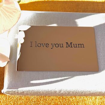 I Love You Mum Personalised Secret Message Keepsake, 8 of 10