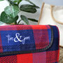 Tartan Personalised Picnic Blanket, thumbnail 4 of 5