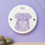 Personalised Pug Wall Plaque, thumbnail 2 of 4