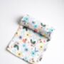 Wild Daisy Floral Cotton Muslin Swaddle Blanket, thumbnail 1 of 2