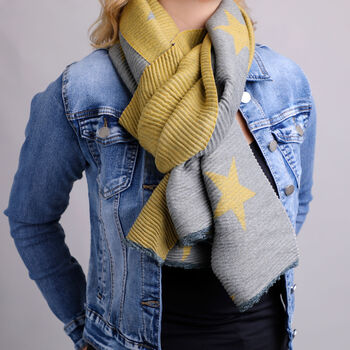 Star Soft And Snugly Reversible Blanket Scarf, 3 of 11
