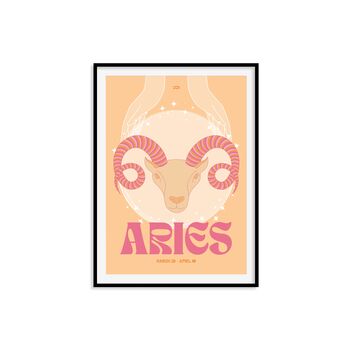 Aries Zodiac Print, 3 of 11