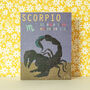 Mini Scorpio Zodiac Card, thumbnail 3 of 4