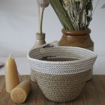 Two Tone Large Rope Bowl, 2 of 5