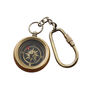 Personalised Bronze Compass Keyring, thumbnail 1 of 12