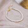 Sterling Silver Freshwater Baroque Pearl Bracelet, thumbnail 7 of 10