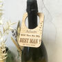 Personalised Will You Be My Best Man Bottle Label, thumbnail 3 of 12