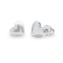 Heartfelt Silver Studs Earrings Gift, thumbnail 2 of 2