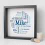 Personalised 40th Birthday Word Art Gift For Him, thumbnail 4 of 4