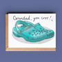 Crocs Card For Dad, Daddy Or Grandad, thumbnail 1 of 4