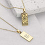 Personalised World Tarot Card Necklace, thumbnail 1 of 6