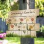 Personalised Wooden Birth Flower Sign, thumbnail 3 of 4