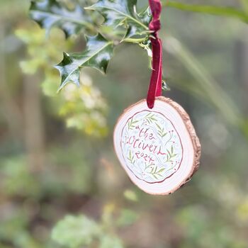 Personalised Hand Painted Family Christmas Bauble, 4 of 4