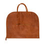 Classic Leather Garment Suit Carrier, thumbnail 4 of 9