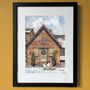 Personalised House Illustration In Watercolour, thumbnail 5 of 11