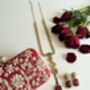 Lana Palm Motif Jewelry Set, thumbnail 5 of 8