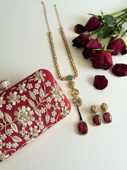 Lana Palm Motif Jewelry Set, 5 of 8
