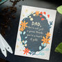 Heart Of Gold Wildflower Seed Father's Day Card, thumbnail 1 of 5