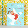 Mini Glittery Dove Birthday Card, thumbnail 4 of 4