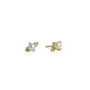 Birthstone Stud Earrings Gold Plated Sterling Silver, thumbnail 11 of 12