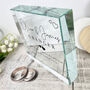 Personalised Wedding Script Text Crystal Token, thumbnail 2 of 5