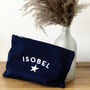 Personalised Cotton Canvas Zip Pouch, thumbnail 1 of 3