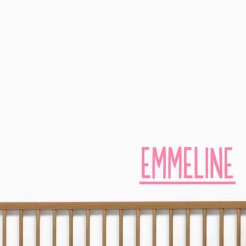 Personalised Modern Name Wall Sticker, 2 of 10