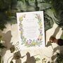 Spring Flowers Evening Invitations And Envelopes, thumbnail 1 of 6