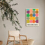 Bauhaus Mid Century Spot Art Print, thumbnail 3 of 3