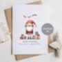 Ho Ho Santa Personalised Christmas Card, thumbnail 3 of 3