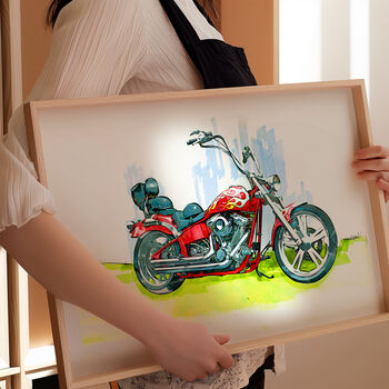 Custom Motorbike Print, 5 of 5