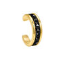 Black Baguette Ear Cuff, thumbnail 1 of 7
