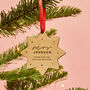 Personalised Star Teacher Christmas Bauble, thumbnail 1 of 4