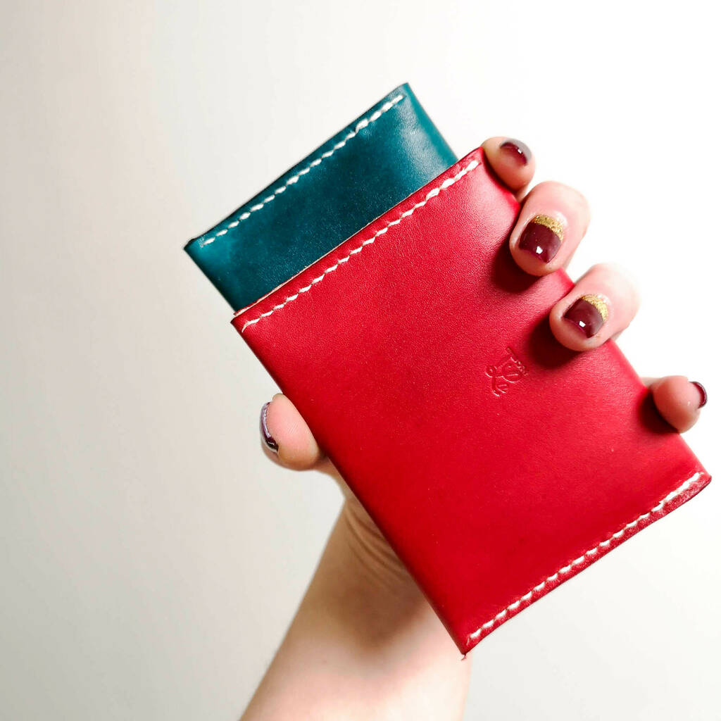 Leather Coin And Card Purse By Tori Lo Leather | notonthehighstreet.com