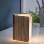 Mini LED Smart Book Light Walnut, thumbnail 1 of 5