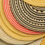 Black And Gold Dotted Spiral Placemats Set Of Four, thumbnail 4 of 5