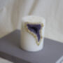 Amethyst Purple Geode Candle, thumbnail 2 of 5