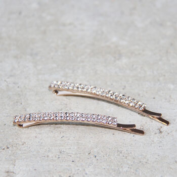 Set Of Two Crystal Hair Slides, 2 of 6
