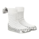 Silver Ballerina Slippers For Children By Ace Slippers | notonthehighstreet.com