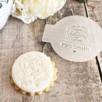 Personalised Teacher Appreciation Fondant Embosser, 7 of 9