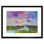 Contemporary Colourful Landscape Framed Wall Art Print, thumbnail 1 of 3