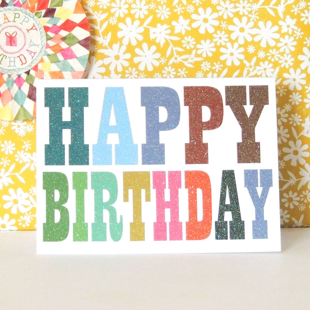 Happy Birthday Mini Card By Kali Stileman Publishing ...