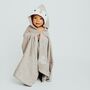 Personalised Christmas Cuddlepenguin Bamboo Kids Towel, thumbnail 2 of 10
