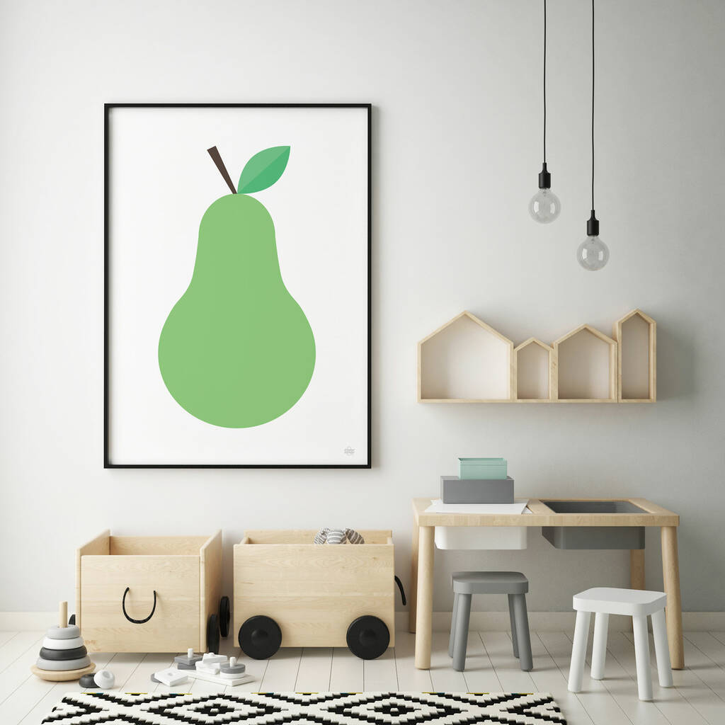 Green Pear Print, 1 of 4