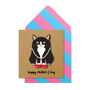 Handmade Happy Mother's Day Black Cat Personalised Card, thumbnail 1 of 5