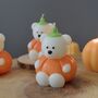 Halloween Pumpkin Bear Candle, thumbnail 2 of 4