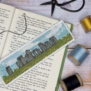 Stonehenge Cross Stitch Bookmark Kit, 2 of 6