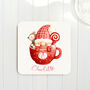 Personalised Gnome In A Cup Coaster, thumbnail 2 of 2