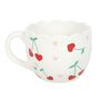 Scalloped Cherry Print Mug, thumbnail 3 of 3